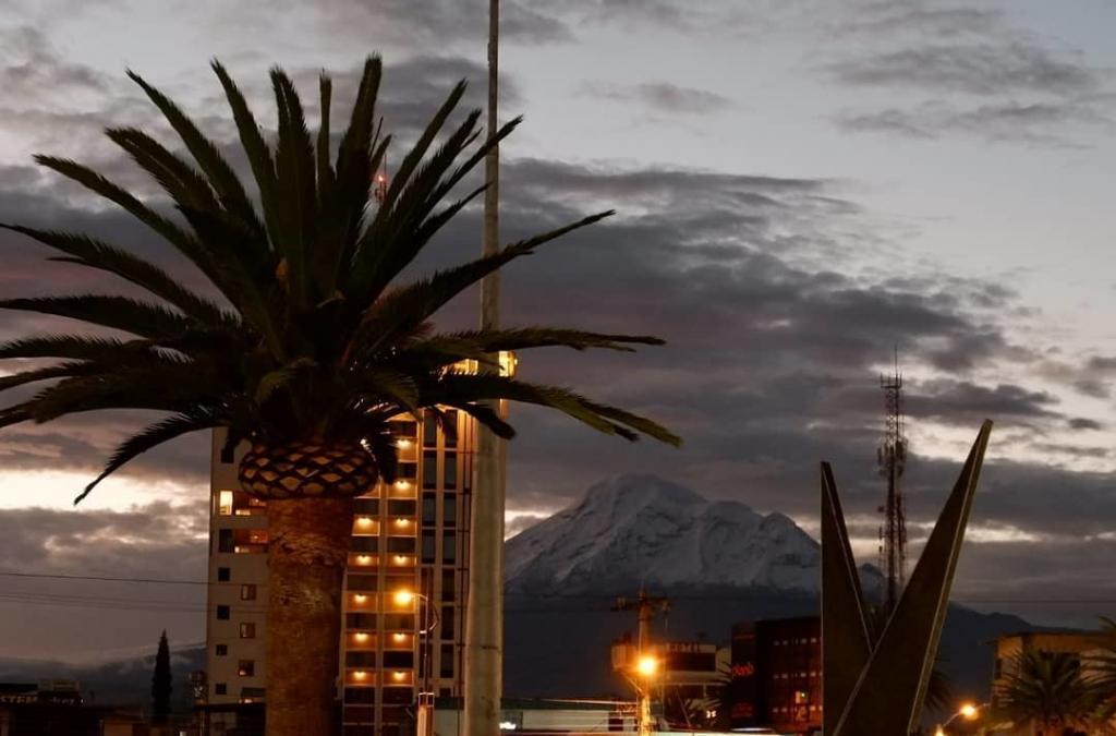 Atardecer en Riobamba.