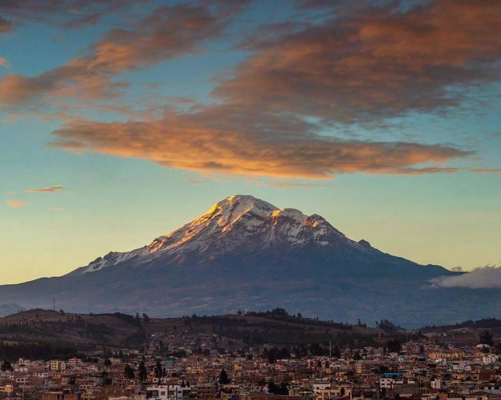 Los Andes Y La Flor De La Chuquiragua Riobamba Ecuador