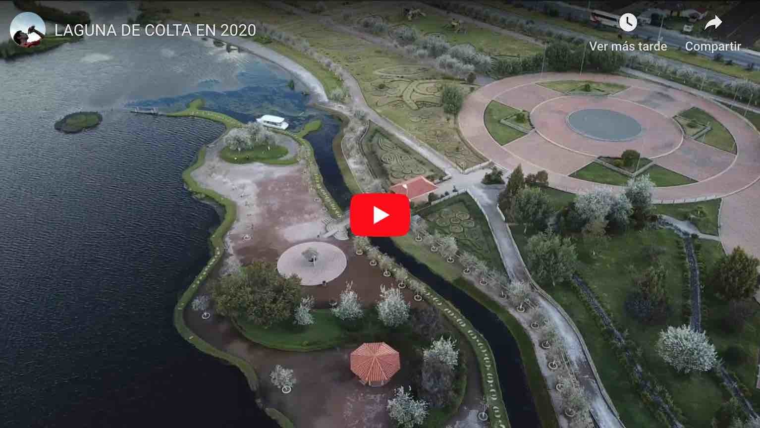 laguna de colta chimborazo drone