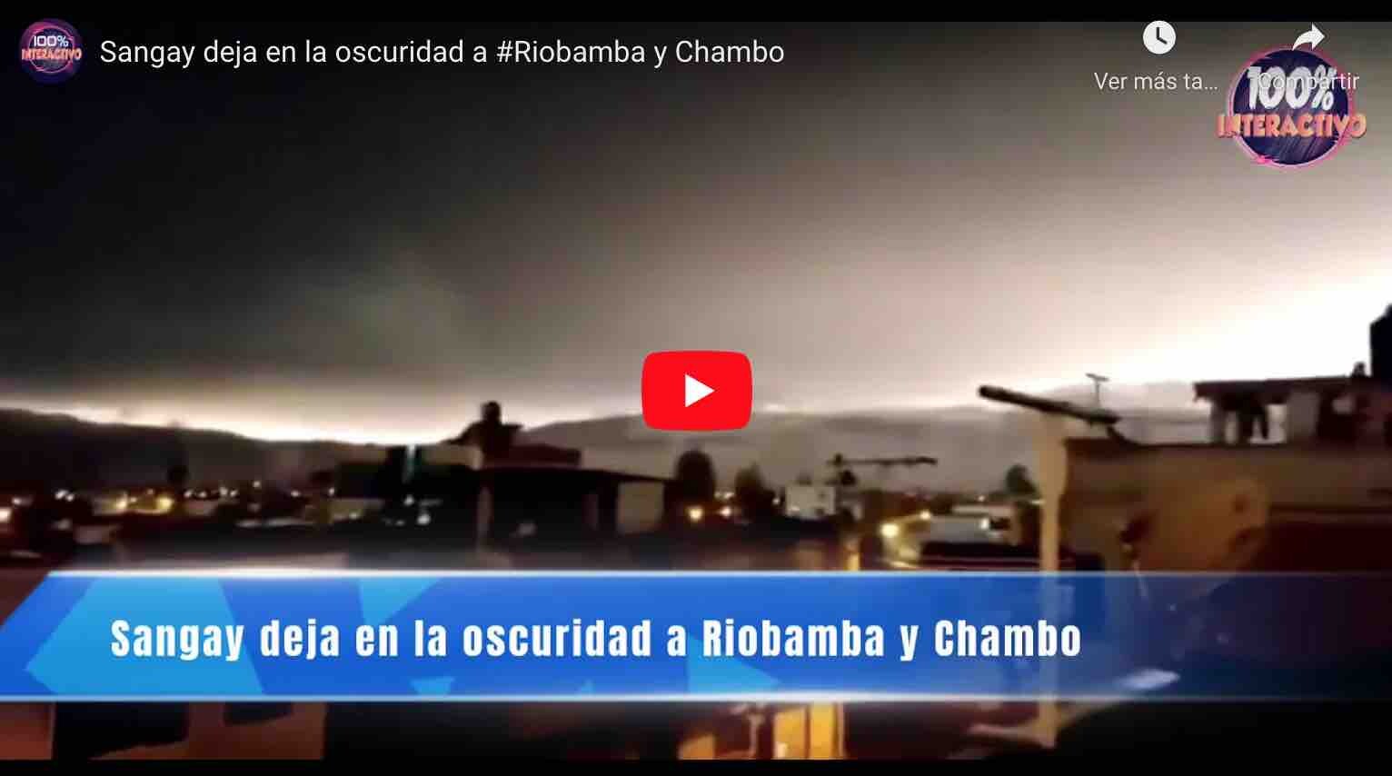 VIDEOS: Impactante caída de ceniza en Riobamba