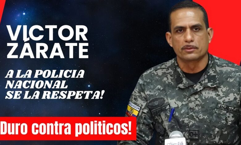 General Víctor Zárate, respondió sin rodeos a las críticas emitidas por un  ex funcionario público