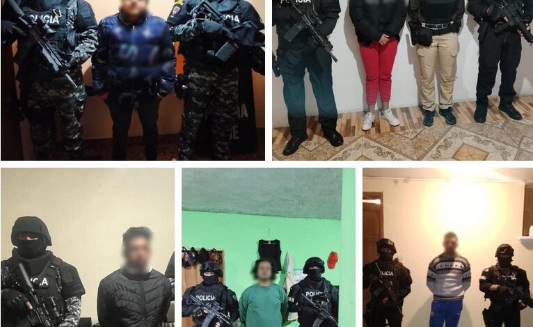 10 personas fueron detenidas vinculadas a la banda de Los Lobos |  Televistazo en la Comunidad