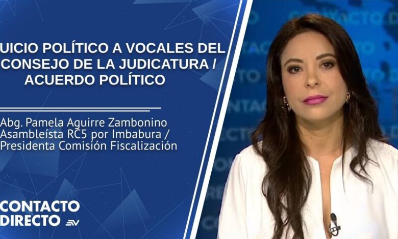 Entrevista con Pamela Aguirre - Presidenta Comisión de Fiscalización |  Contacto Directo | Ecuavisa