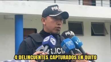 4 Delincuentes capturados tras exitoso operativo en Quito - YouTube