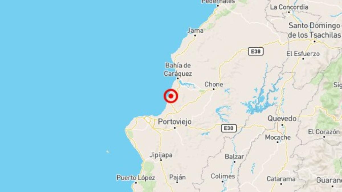 Temblor de 4,2 sacude a Manabí este miércoles 30 de octubre