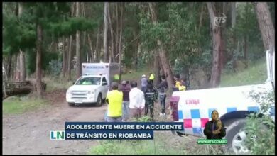 Adolescente muere en accidente de tránsito en Riobamba