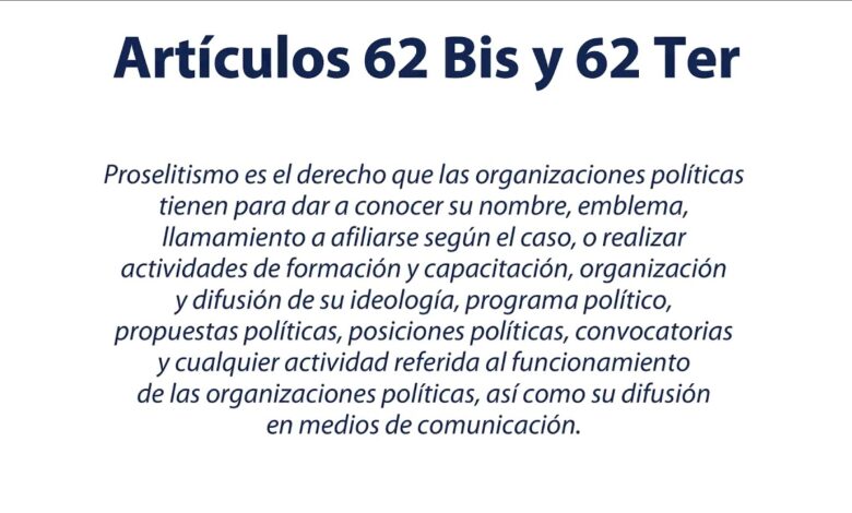 TSE: Proselitismo