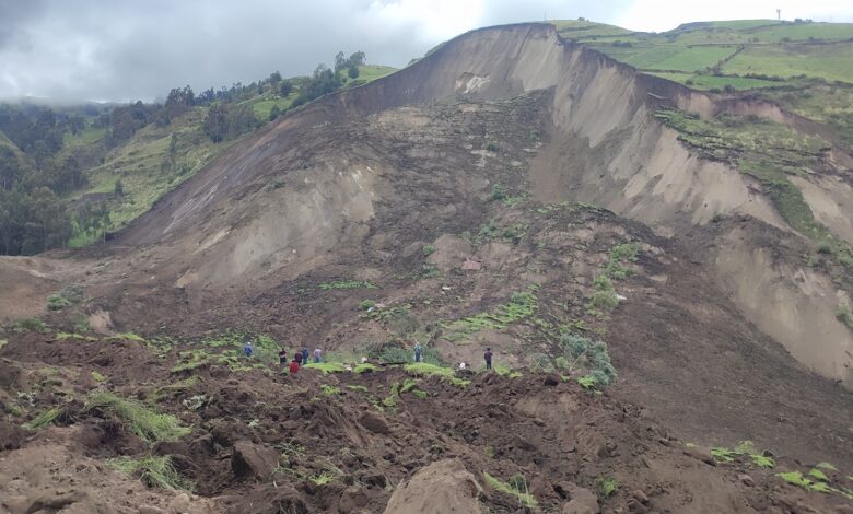 Deslizamiento Masivo Genera Crisis de Agua en Quimiag, Chimborazo ...