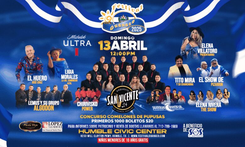 Boletos para FESTIVAL GUANACO 2025 en Humble Civic Center | Ticketón