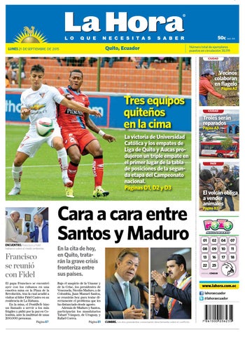 Quito 21 de septiembre 2015 by LA HORA Ecuador - Issuu