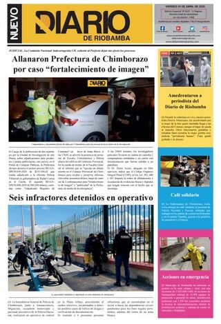El Diario de Riobamba - Edición Impresa- Viernes 24 de abril del ...