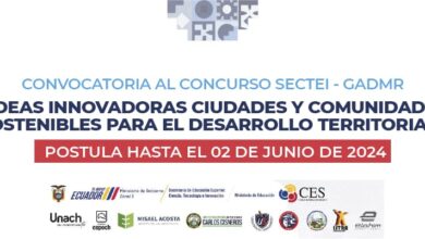 CONCURSO SECTEI – GADMR ¨IDEAS INNOVADORAS CIUDADES Y COMUNIDADES ...