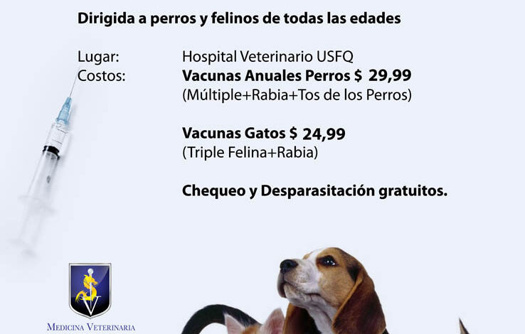 Campaña de vacunación y desparasitación de perros y felinos en el ...