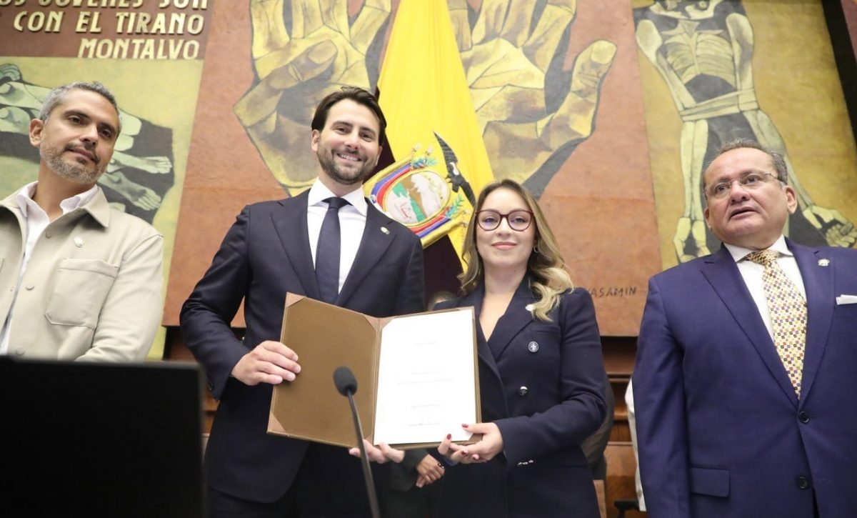 Mishel Mancheno asume la primera vicepresidencia de Asamblea