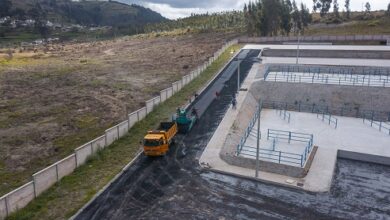 Construcción de la Plaza de Rastro de Riobamba entra en su etapa final