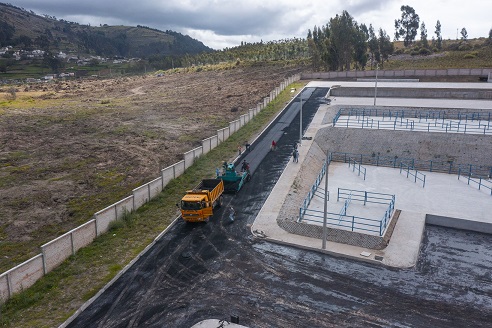 Construcción de la Plaza de Rastro de Riobamba entra en su etapa final