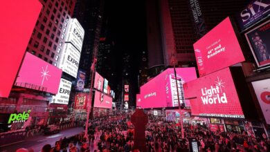 Carteleras publicitarias de Ilumina el Mundo en Times Square ...