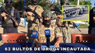 Importante decomiso de 63 bultos de SSF en Santa Elena