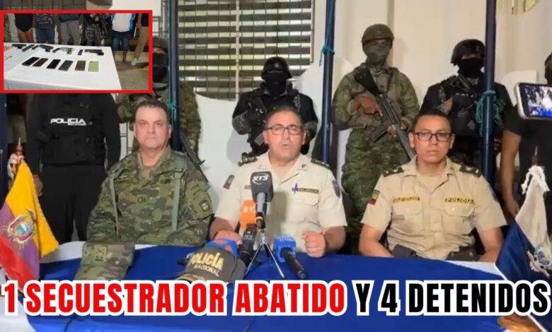 Impactante operativo deja 1 secuestrad0r abatido y 4 detenidos en Santa  Elena