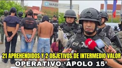 Operativo 'Apolo 15' deja 23 aprehendidos junto con 2 objetivos de ...