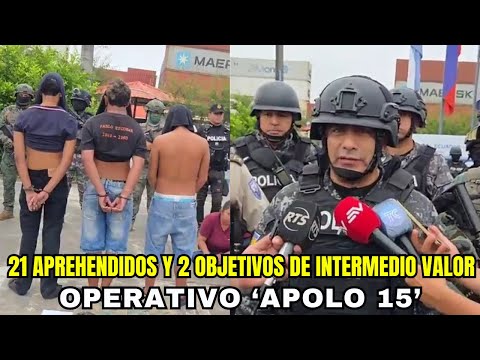 Operativo 'Apolo 15' deja 23 aprehendidos junto con 2 objetivos de ...