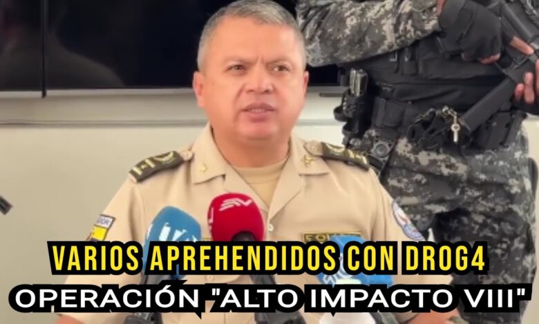 Varios aprehendidos y gran decomiso de SSF tras operativo 'Alto Impacto  VIII'