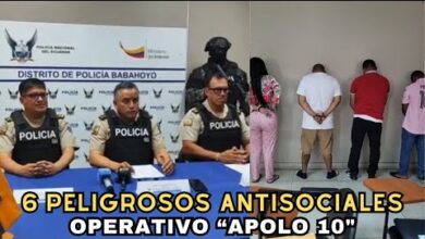6 Peligrosos antisociales aprehendidos tras operativo 'Apolo 10 ...