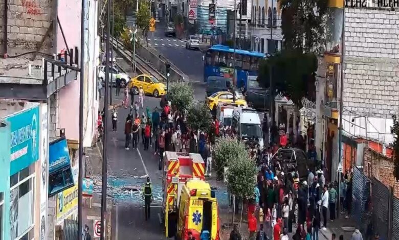Cinco personas resultan heridas tras una explosión de un cilindro ...