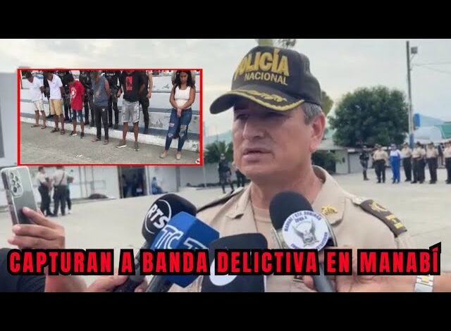 Policía Nacional desarticula a Banda Delictiva en Manabí - YouTube