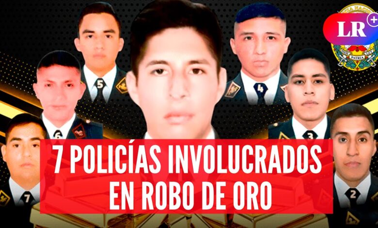 Identifican a 7 POLICÍAS implicados en ROBO de LINGOTE DE ORO | #LR