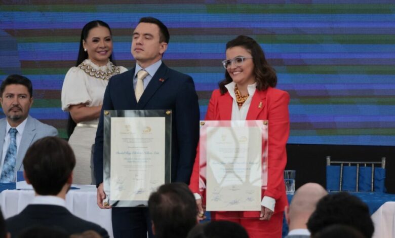 Qué sigue después de la entrega de credenciales a Daniel Noboa y ...