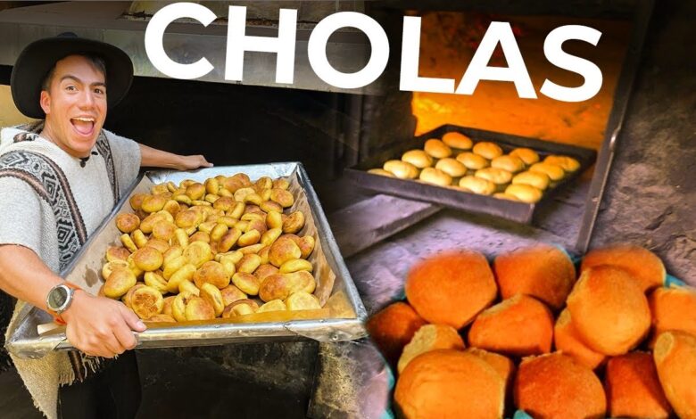 CÓMO SE HACEN LAS CHOLAS de GUANO Ecuador