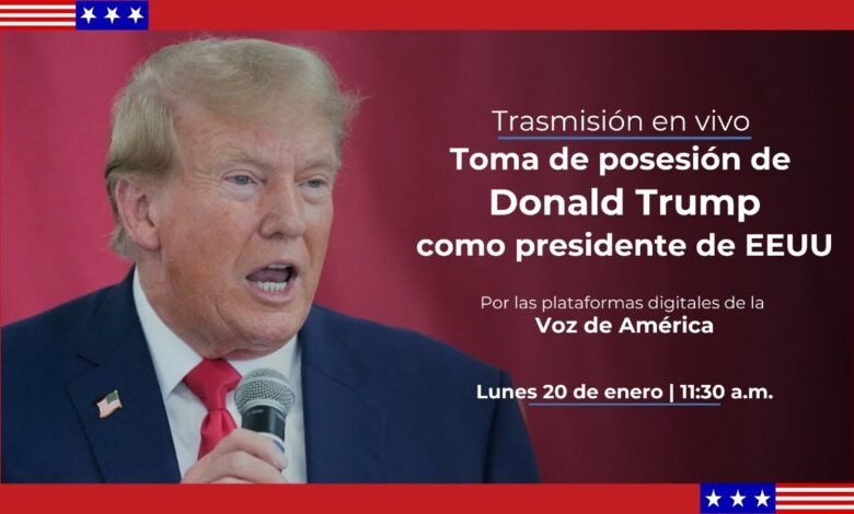 Toma de posesión de Donald Trump como presidente de Estados Unidos