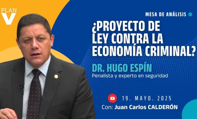 ¿Proyecto de ley contra la economía criminal?