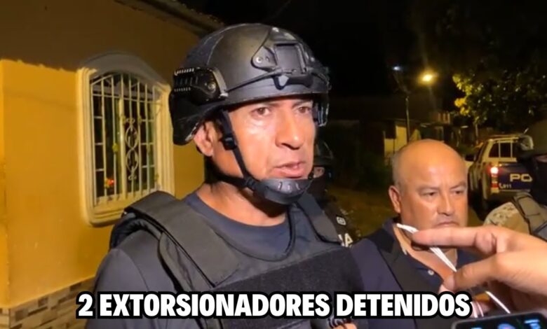 2 Peligrosos extorsionadores detenidos en Esmeraldas