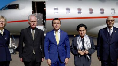 El presidente Daniel Noboa continúa con su larga gira internacional