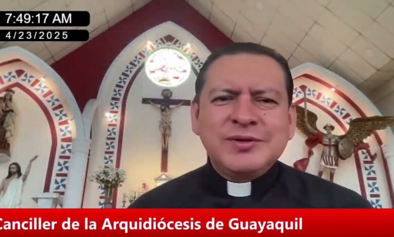 Padre Omar Mateo - Canciller de la Arquidiócesis de Guayaquil