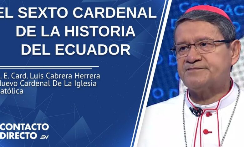 Entrevista con Luis Cabrera - Nuevo Cardenal De La Iglesia Católica |  Contacto Directo | Ecuavisa