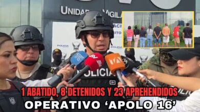 Impactante operativo 'Apolo 16' deja 8 detenidos, 23 aprehendidos y 1  abatido en Guayas