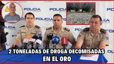 Policía Nacional decomisa 2 Toneladas de SSF y captura a 2 traficantes en  El Oro