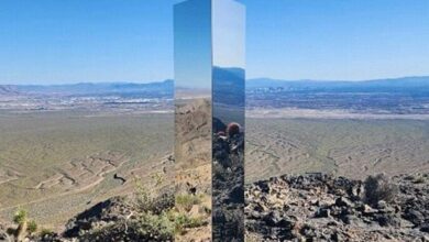 Insólito! Aparece misterioso monolito en desierto de Las Vegas