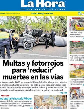 Santo Domingo: 01 de Septiembre, 2023 by LA HORA Ecuador - Issuu