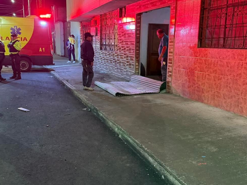 Una persona herida y daños materiales tras explosión en Riobamba