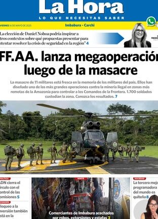 Imbabura - Carchi: 16 de mayo, 2025 by DIARIO LA HORA - Issuu