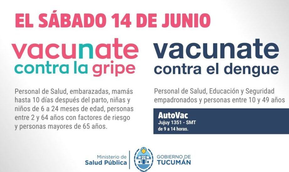 Tucumán refuerza la prevención con una jornada de vacunación ...