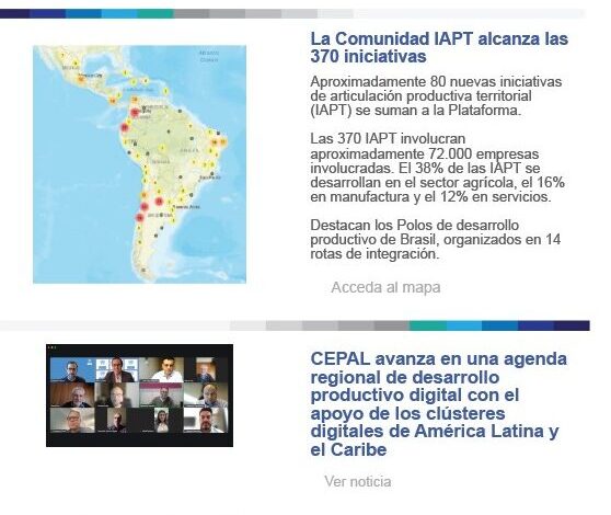 Plataforma de iniciativas clúster y otras iniciativas de ...