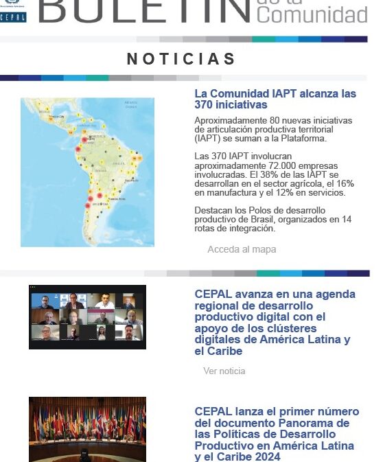 Plataforma de iniciativas clúster y otras iniciativas de ...