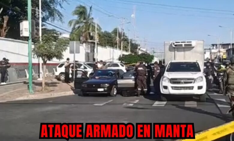 Ataque armado a 1 persona en Manta, Manabí
