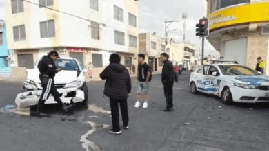 Accidente en Riobamba dejó a un hombre herido en La Paz