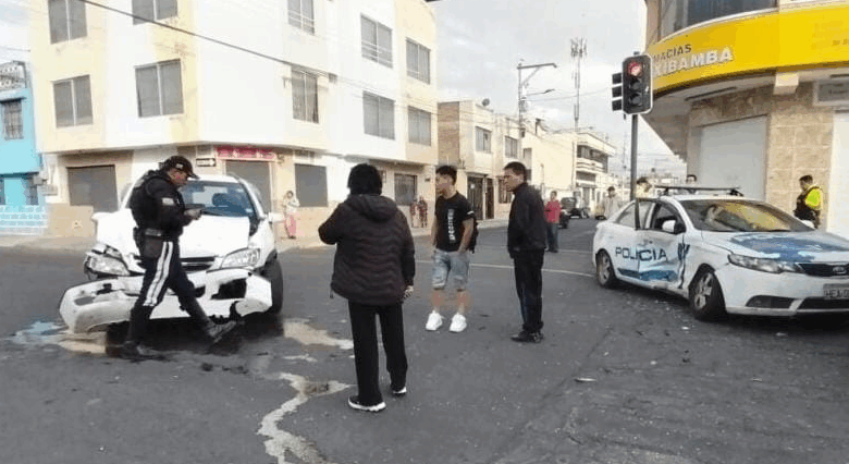 Accidente en Riobamba dejó a un hombre herido en La Paz